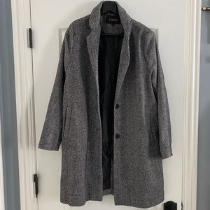 Chevron Printed Long Coat